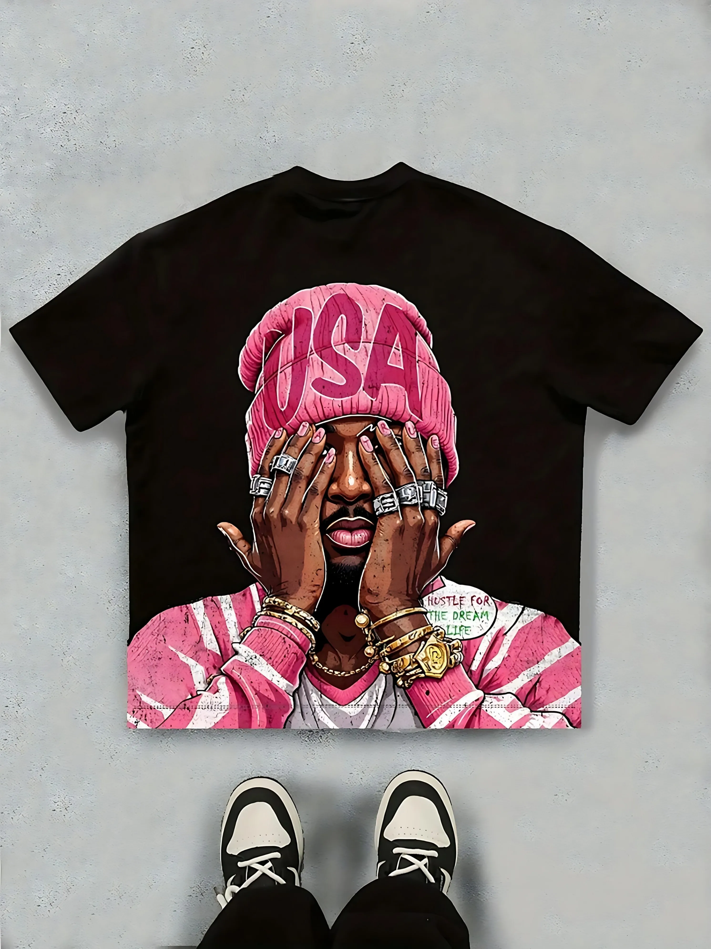 

Новая мужская футболка на лето 2025 года с повседневным модным удобным мягким и дышащим 3D-принтом.