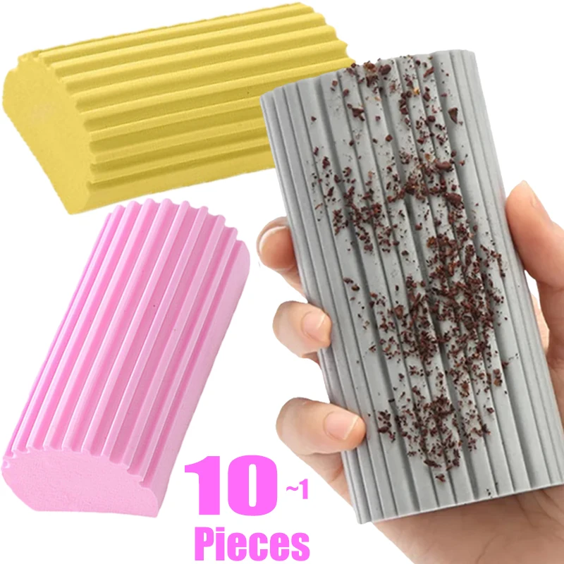 Damp Clean Duster Sponge Dusting Wet Duster Powder Cleaning Sponge Dust Removal Dusters for Home Car Kitchen Bathroom Scrub