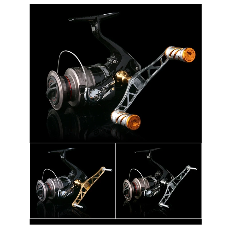 Double Grip Spinnings Reel Rocker, Fishing Reel Accessories Double Rocker Modified DIY Fishing Reel Double Handle