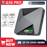Retro Video Game Console Super Console G36 Pro with 120000 Video Games for PS1/GBA/MD/CPS with Gamepad Kid Gift Game Box