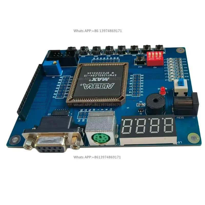 FPGA CPLD Development Board for Altera MAX7000S EPM7128 Learning Board PS2 UART Serial Interface