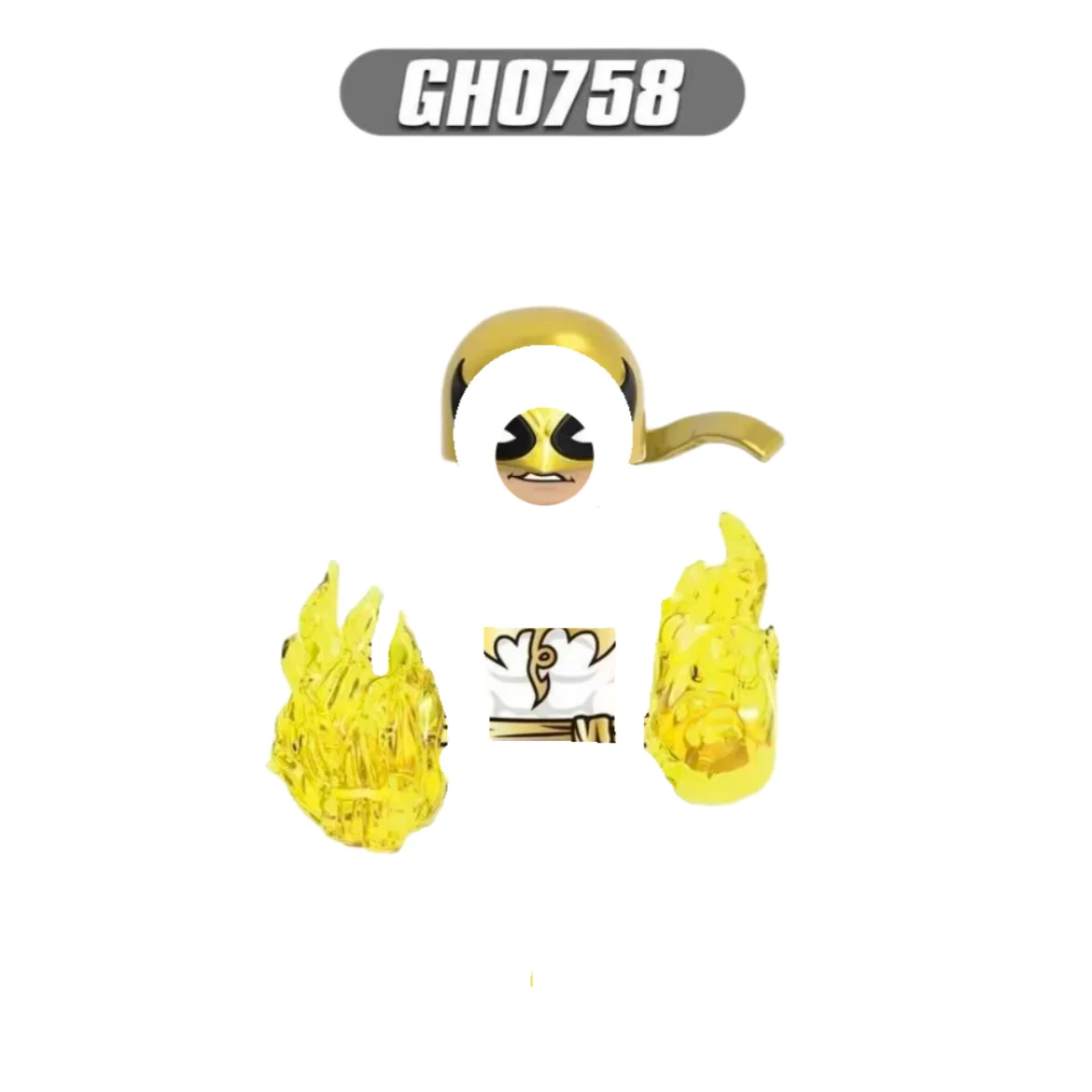 MOC Bouwstenen Minifiguren G0197-G0198 Assemblagemodel Ornamenten, Anime TV-personagespeelgoed, Feestdagencadeaus & verzamelobjecten