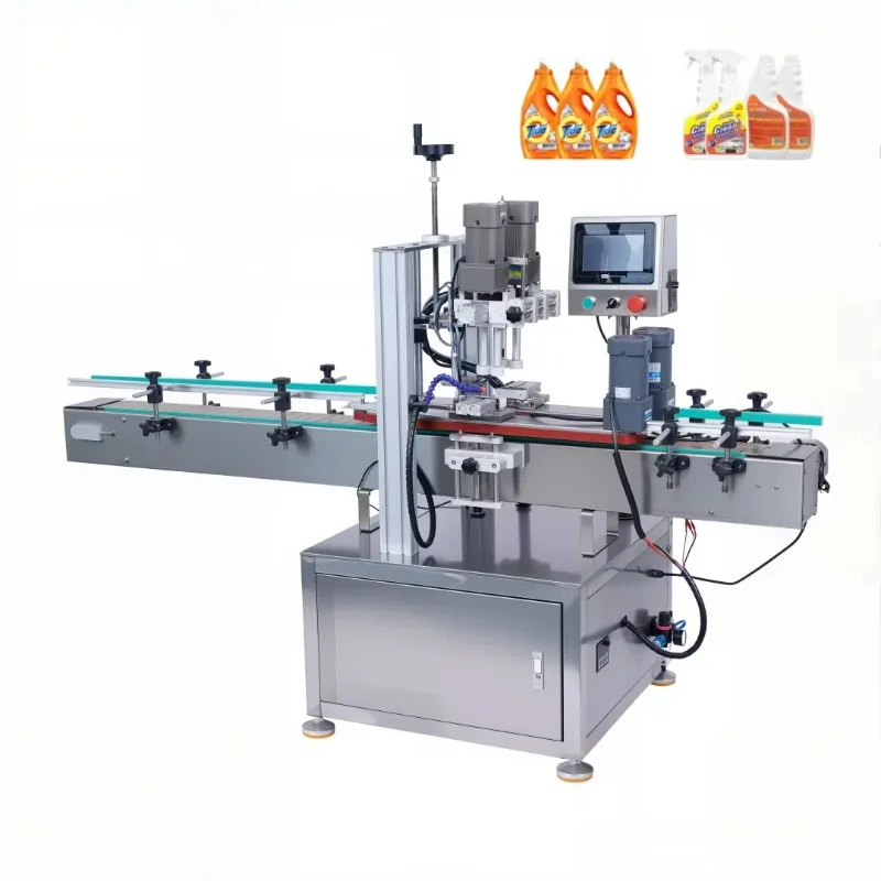 Capping Machine Press Capping Machine Full-Automatic Capping Steel High Speed Capper for Plastic and Glass Bottles