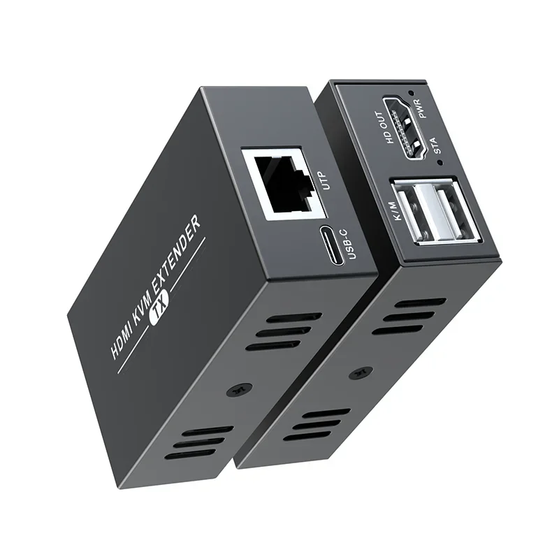 USB HDMI KVM Extender 60M /120M Over Cat5/6 E1080P  Compatible With Most Operating Systems Windows 2000/XP/Vista/7/8/8.1/10 Mac