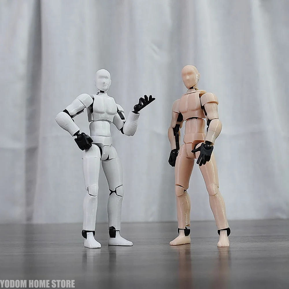 13 Joints Male Human Model, Posable Mannequin, Sketching Action Figure, Flexible Body Doll for Artist Drawing, Painting & Design