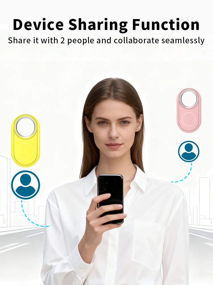 Google Find My Smart Tag Bluetooth Tracker Anti Lost Item Finder Locator for Android Keys Wallet Luggage Pet Replaceable Battery