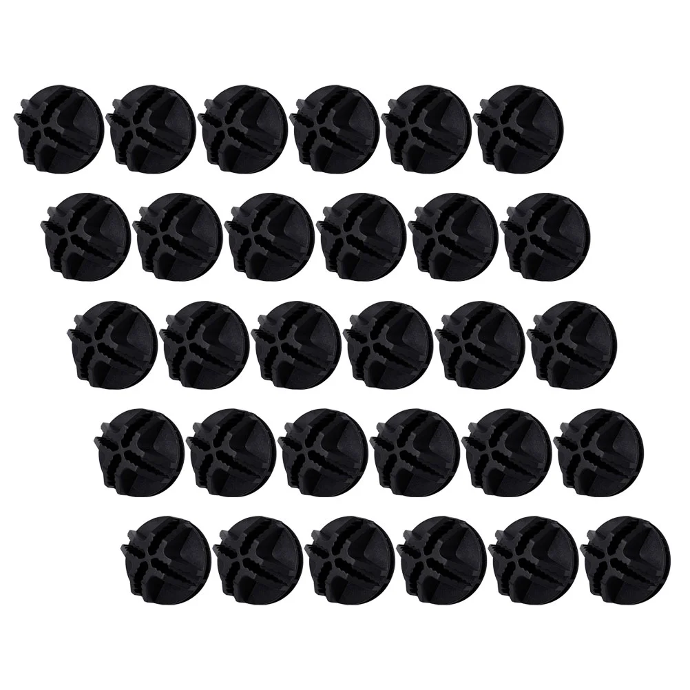 30 Pcs Pet Fence Buckle Cabinet Fasteners Component Closet Buckles Cage Fixed Plastic DIY Connecting Tools Accessories