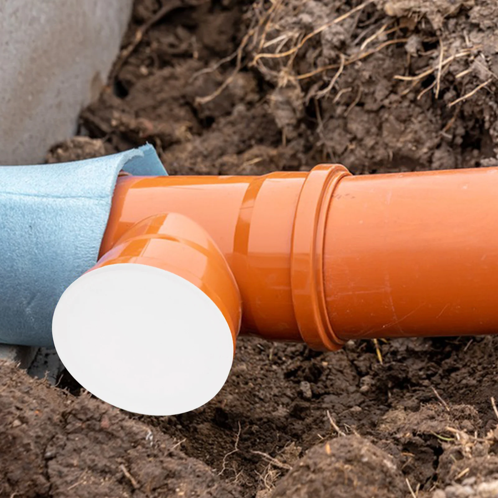 

Pvc End Cap Heavy Duty For Steel Plastic Drainage Pipes Easy Install No Tools Sewer Cleanout Cover Pipe End Protective
