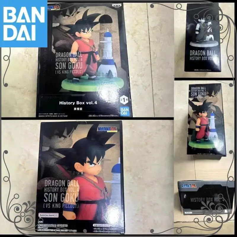 

Bandai Original Dragon Ball Anime Son Goku [VS KING PICCOLO] History Box Vol.4 Новая фигурка в штучной упаковке Модель Коллекция игрушек Подарок