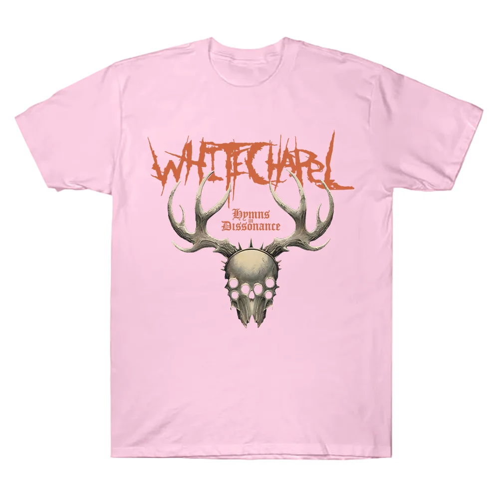 T-shirt in cotone Whitechapel Whitechapel Hymns in Dissonance T-shirt grafiche Retro gotico casual girocollo manica corta unisex