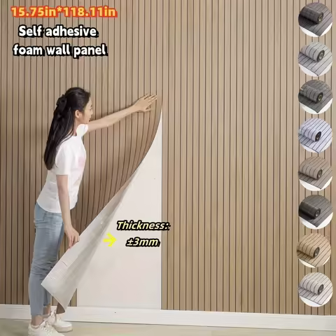 3D Thickened Grid Vinyl Wallpaper-1 Roll Self-Adhesive Foam Wall Panel Suitable for Ceiling Living Room TV Background Wallpaper