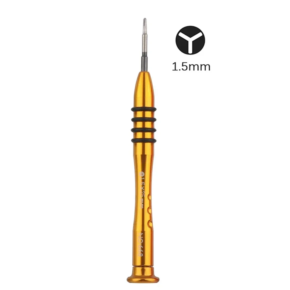 

Phone Repair Screwdriver Kit Multifunktion Tool Y0.6/Y1.5/Y2.0 120mm 3 Pcs Aluminum Alloy Durable Easy Operation