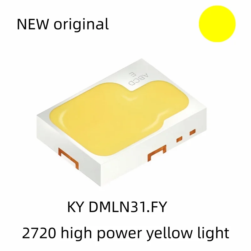 新しいオリジナル-ky-dmln31fy-ゴールデンハイパワー-led-ライトビーズ-1-ワット-2720-アンバーライト-led-kydmln31-車のウインカー