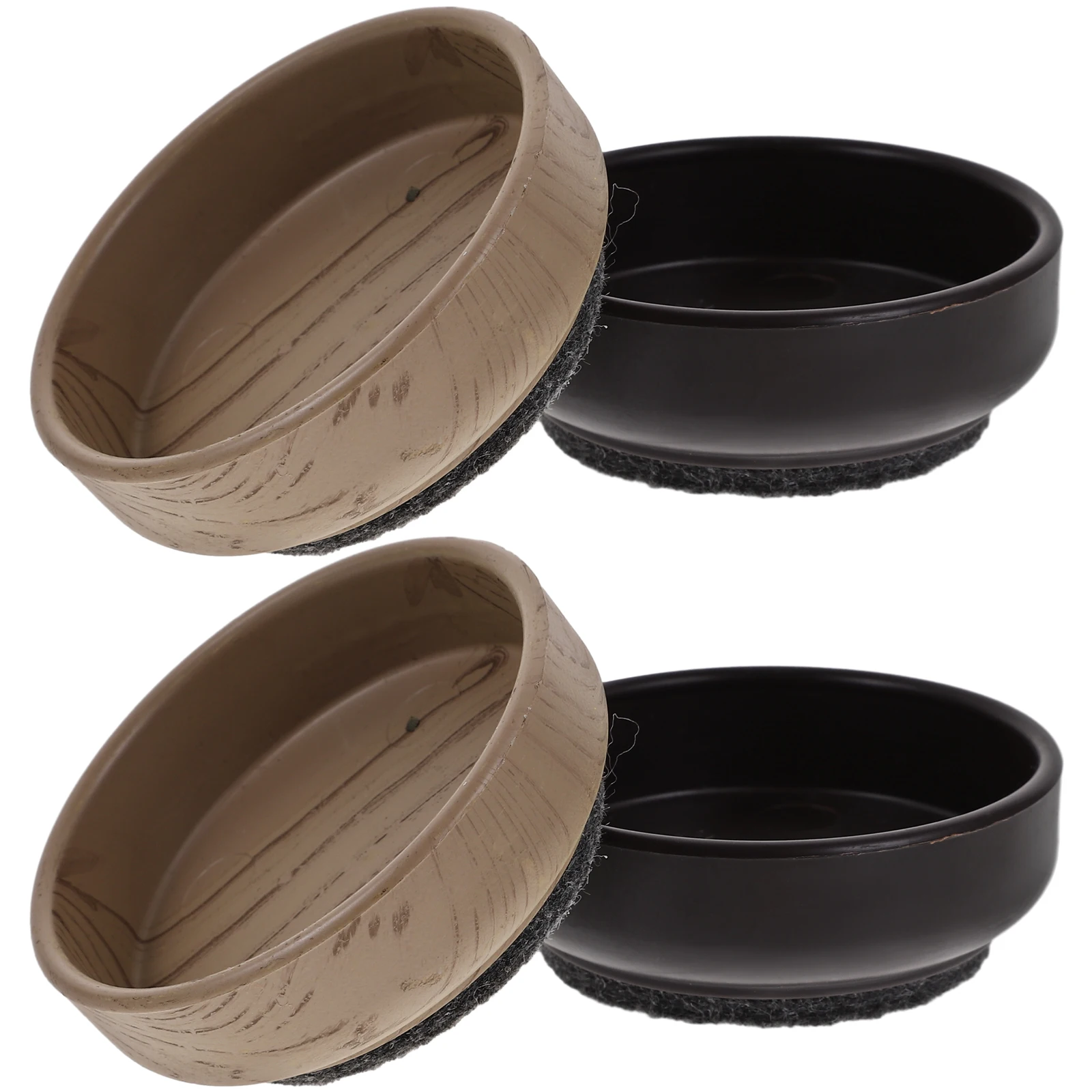 

4pcs Wood Grain 60mm Furniture Feet Pads Anti-slip Desk Chair Leg Protectors Durable Scratch Resistant Non-slip Couch Stoppers