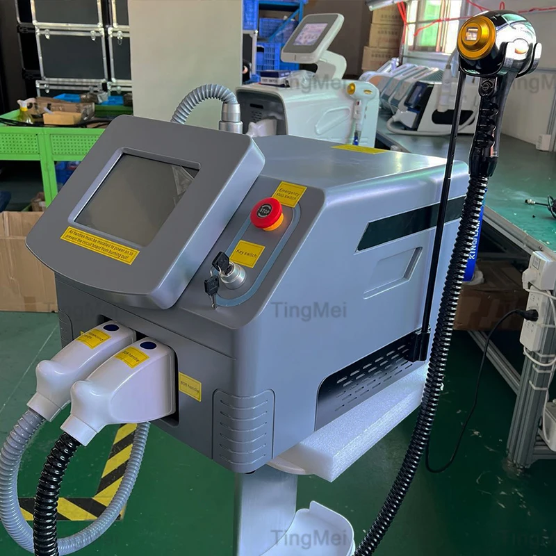 Hot Selling Laser 808nm Diode Laser Ontharing Schoonheid Machine Nd Yag Laser 2 In 1 Machine