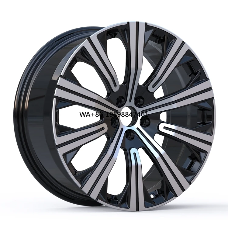 

Hot Sale 18/19/20/21Inch Pcd 108 Tuning Forged Wheels New Multi-Spoke Aluminum Black Machine Face Rims for Volvo S60 S90 Xc90