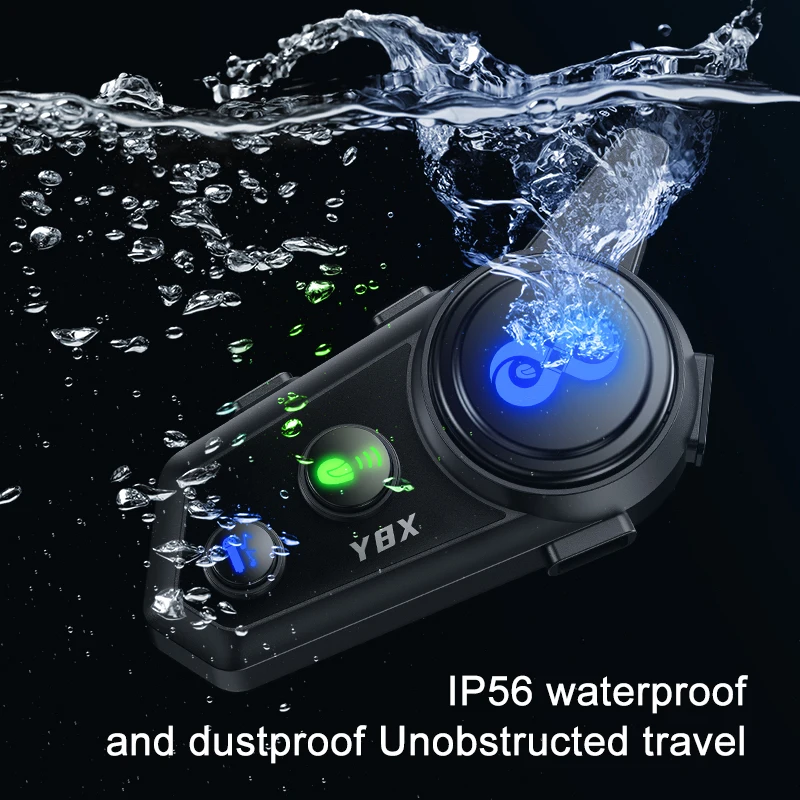 Y8X  Music Sharing 500M BT Helmet Intercom Motorcycle