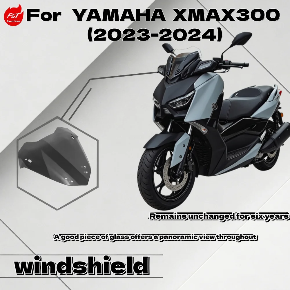 

For Yamaha XMAX300 2023-2024 Sport Windshield Wind Deflector Fairing Modified Accessories