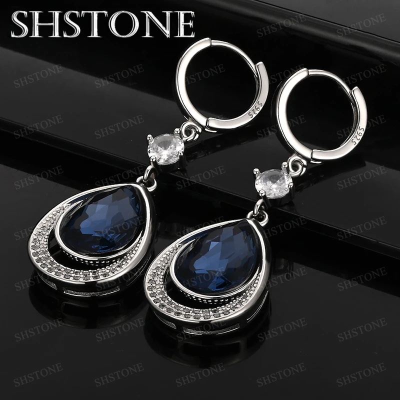

925 Sterling Silver Drop Earring Fashion Charm Wedding Party Women Romantic Valentine's Day Gift High Luxury Jewelry Accessories