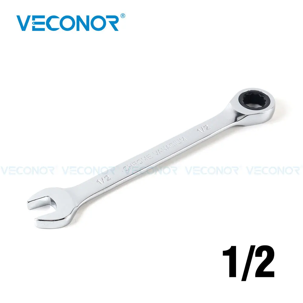 1pc 1/2 Inch Imperial Size Wrench Keys Ratchet Spanner Wrench Set Universal Hand Tools Car Repair Tool