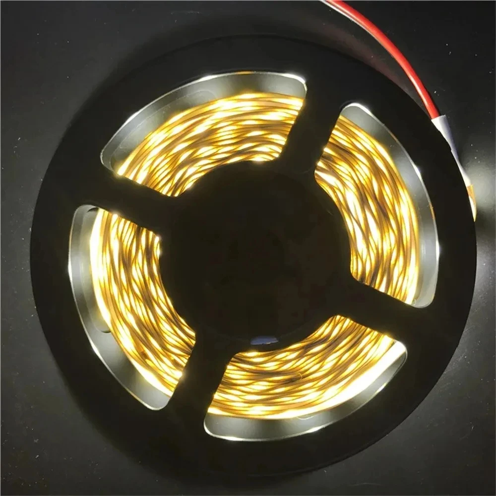 

12V 5M 300 Leds SMD 2835 LED Strip Light Diode Tape RGB & Single Colors High Quality LED Ribbon Flexible Home Decoration Lights