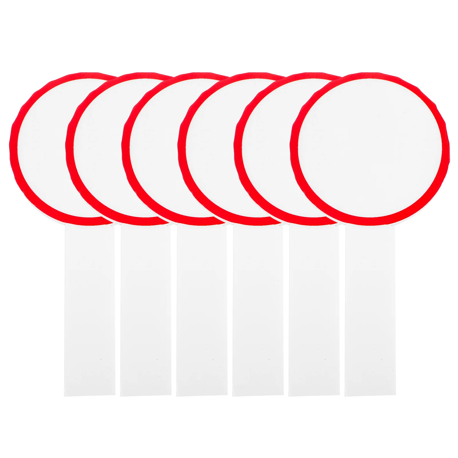 6 Pcs Handheld Double Sided Paddles Score Board Laptops Computers Scoreboard Blank Foam