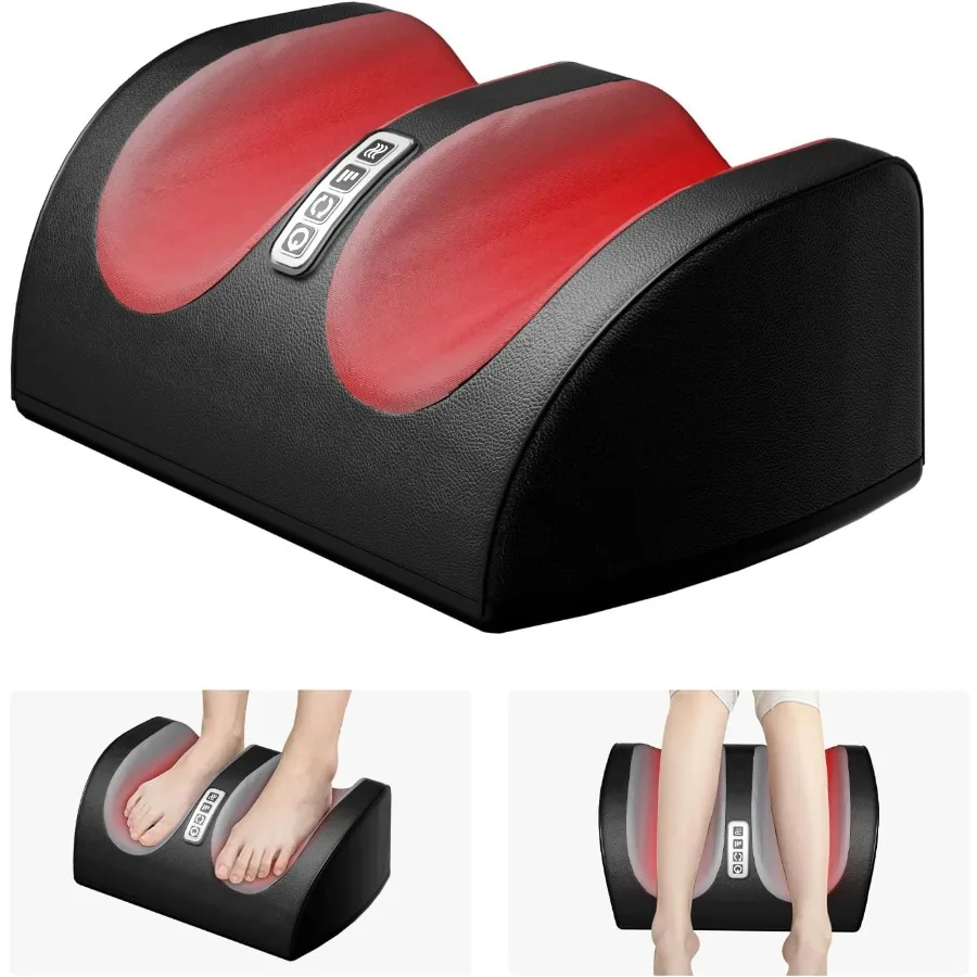 

Shiatsu Foot Massager Machine with Heat for Feet and Calf Massage Featuring Rolling Massage Therapy Deep Tissue Relief for Plan