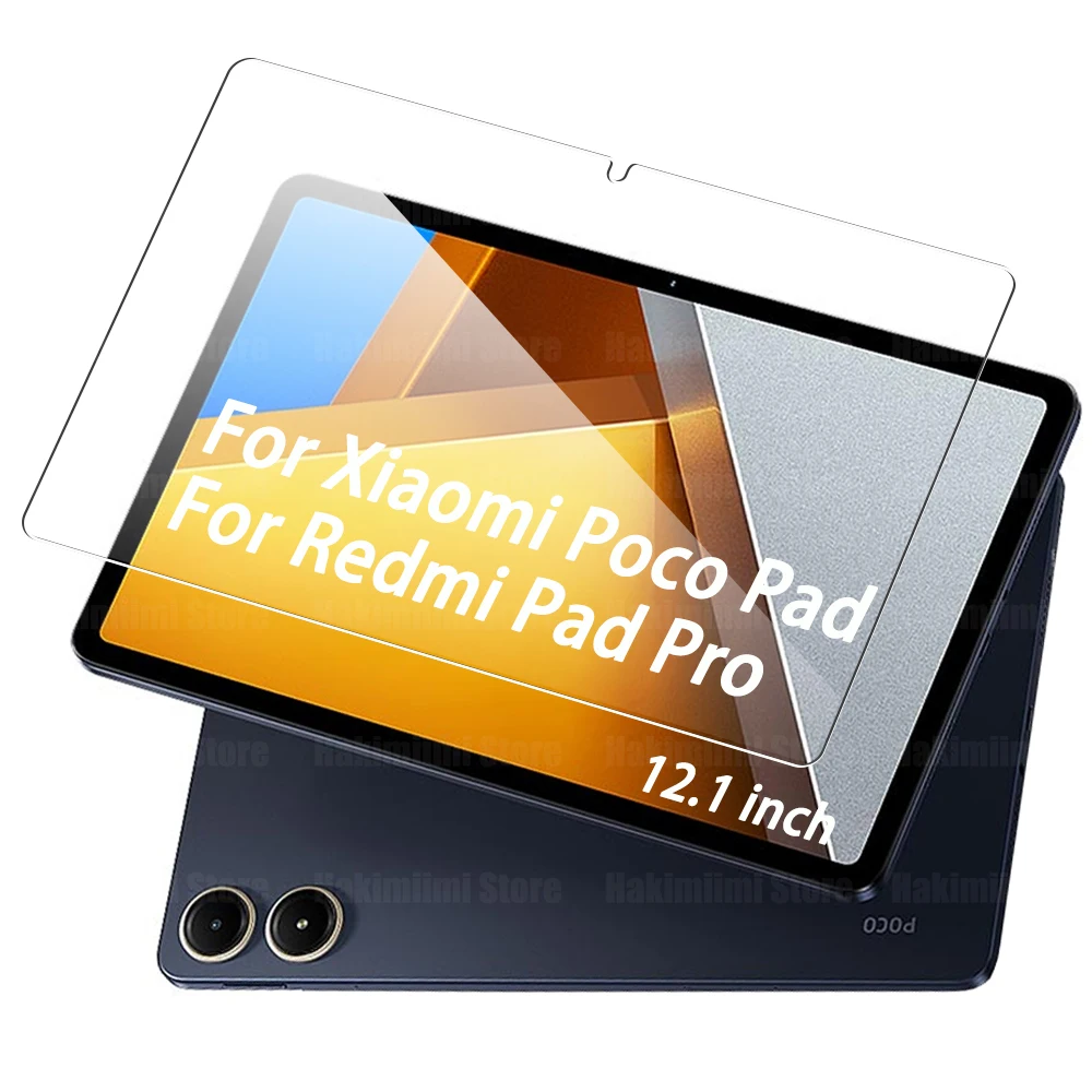 For Xiaomi Poco Pad (12.1 inch) Tablet 2024 9H Tempered Glass HD Scratch Resistant for Redmi Pad Pro 12.1