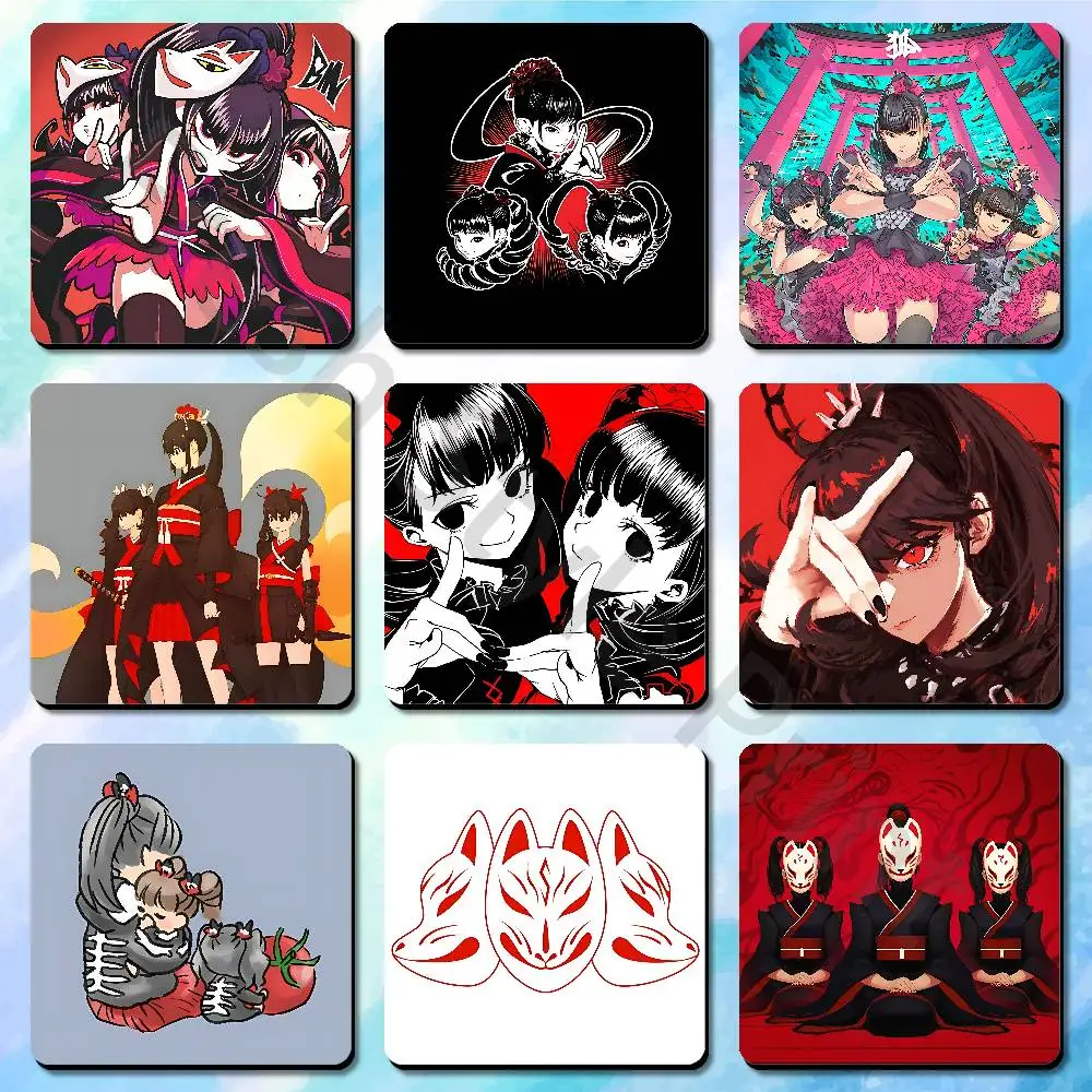 

B-Babymetals-S Metal Forth Cute Cartoon Anime Refrigerator Magnets Soft Magnetic Heat Transfer Refrigerator Magnets Gift