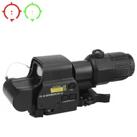 MAGORUI 558+ G33 Holographic Red Green Dot Sight Rifle Scope 3x Magnifier for 20mm Mounts Hunting Gun Accessories