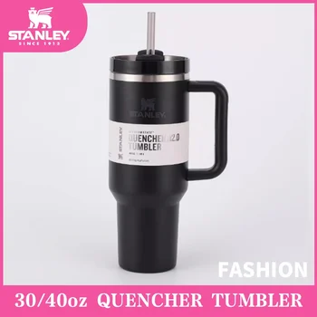 Stanley Adventure Quencher 2.0 텀블러, 프리미엄 40oz 단열 여행 머그잔, 차가운 음료와 뜨거운 음료용 