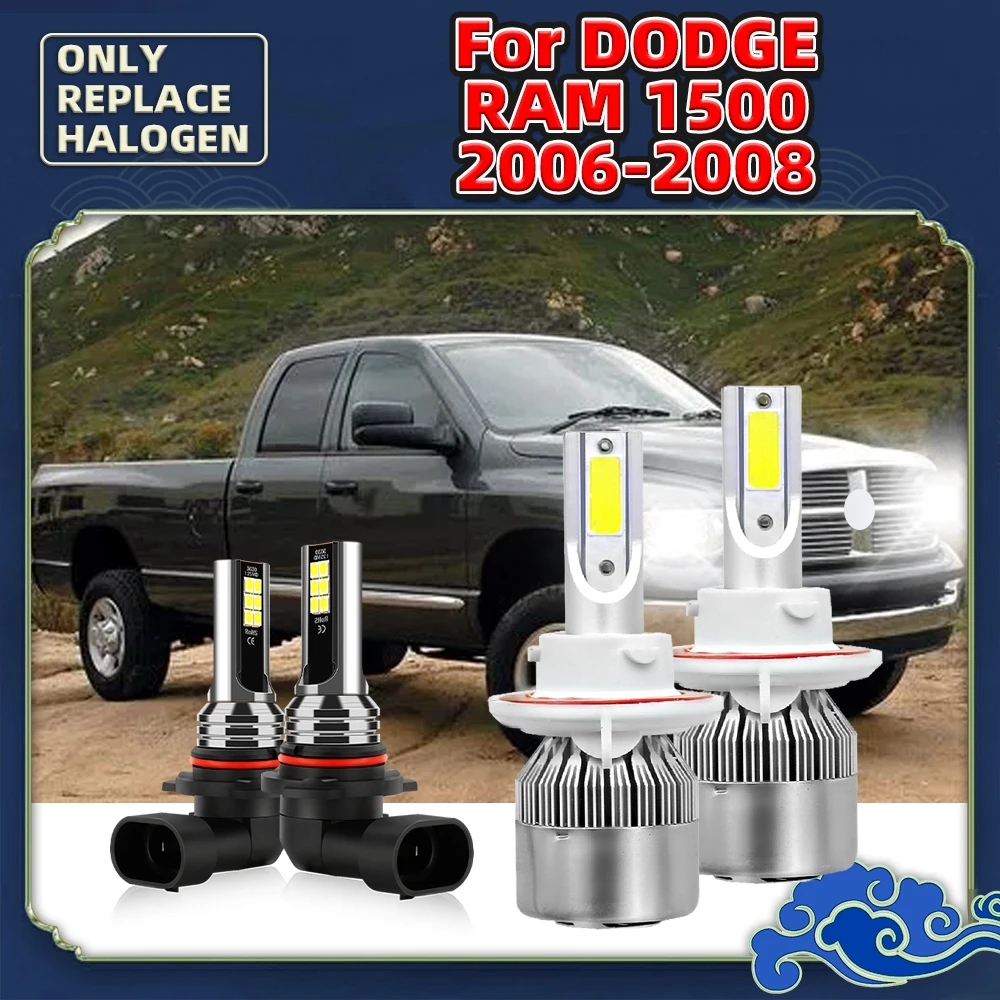 

Лампы для автомобильных фар, 12 В, 6000K, для Dodge RAM 1500