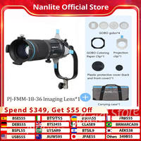 Nanlite FM Mount PJ-FMM-18-36  Projection Attachment 18°-36° Photography Light Accessories Precise Zoom Control Imaging Lens