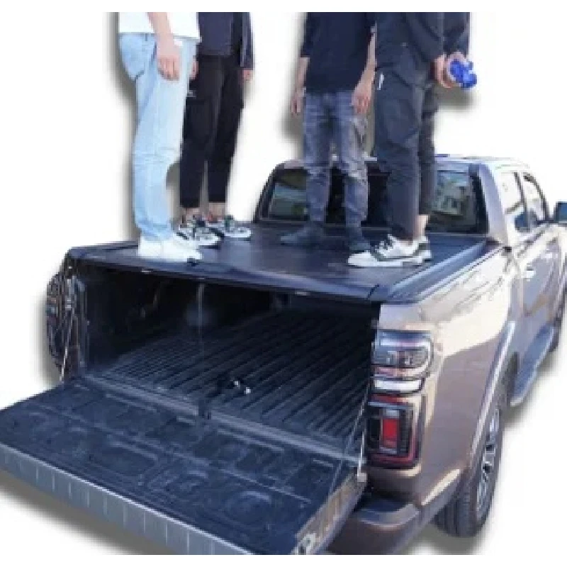 Durable Manual Retractable Aluminum Roller Shutter Tonneau Lid Fits Universal Pickup Truck Bed Waterproof Off Road Car Accessori