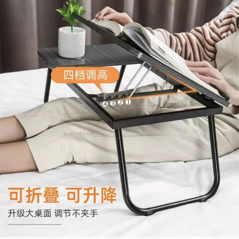 Portable NEW Folding Laptop Table Computer Desk Bed Table Sofa Small Desk With Cup Holder Study Table Notebook Table muebles