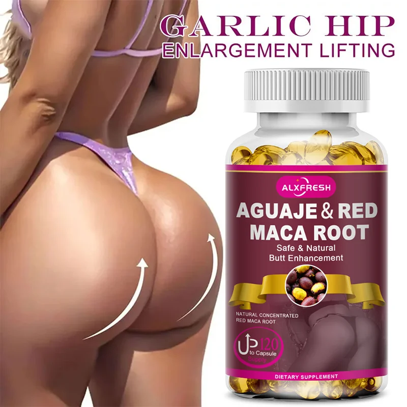 Alexfresh Organic Aguaje with RedMaca Root Extract- 1000mg Serving -Women Buttocks Care - Potent Extract