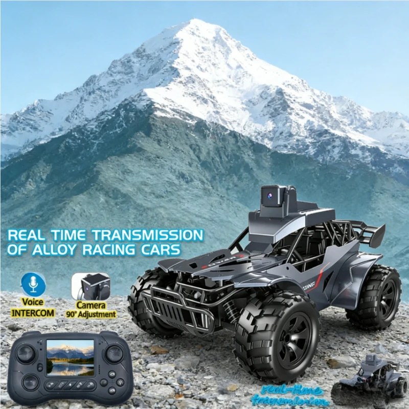 

Радиоуправляемый автомобиль с камерой, ЖК-пульт дистанционного управления, Fpv, передача в реальном времени, высокая скорость, 2,4 г, автомобиль с дистанционным управлением, голосовой чат, игрушки для детей и взрослых