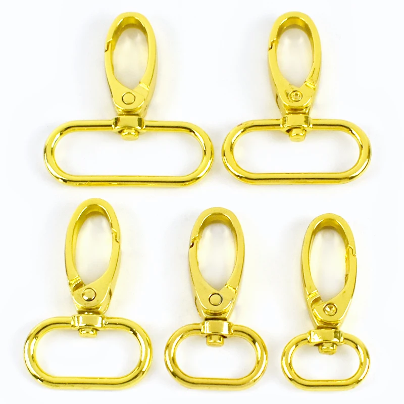 Meetee 30Pcs 16/20/25/32/38mm Metall Schnallen Tasche Hund Kragen Gurtband Swivel verschlüsse Hummer Trigger Clips Snap Haken DIY Zubehör