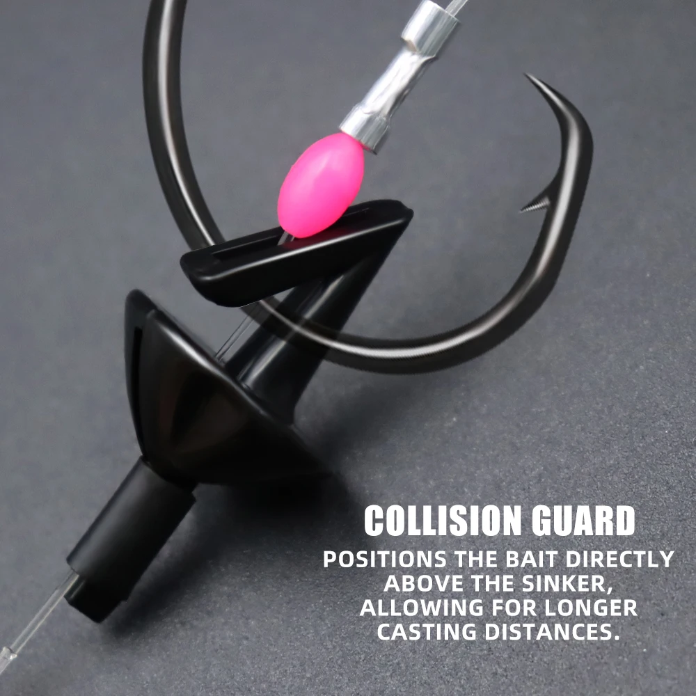 ZYZ 1 قطعة الصيد البحري الحفارات بكرة الحفارات مع مزدوجة المنقولة تعويم دائرة هوك طويل الصب تصفح الصيد الطعم الحفارات الصيد زعيم #6