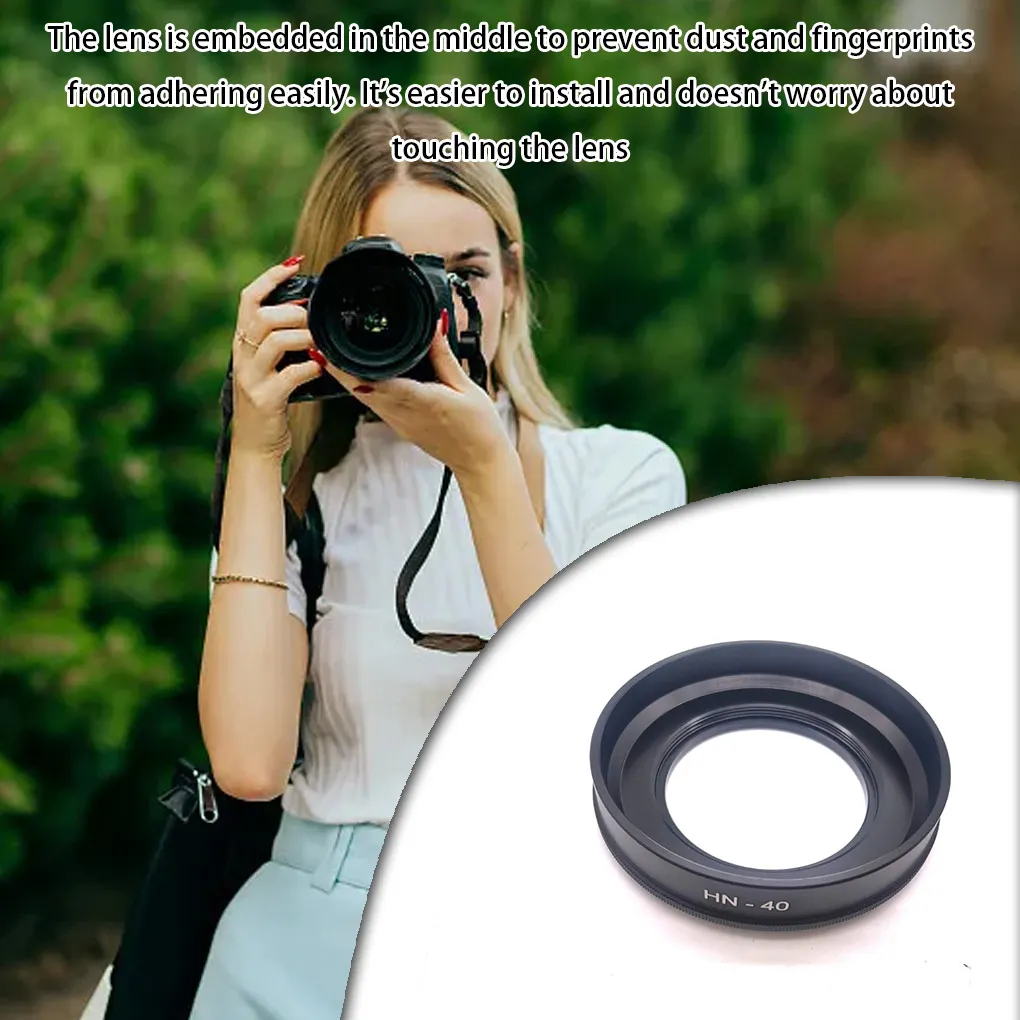 

50mm Camera Lens Hood Cameras Lenses Sun Shade Photo Shooting Accessories