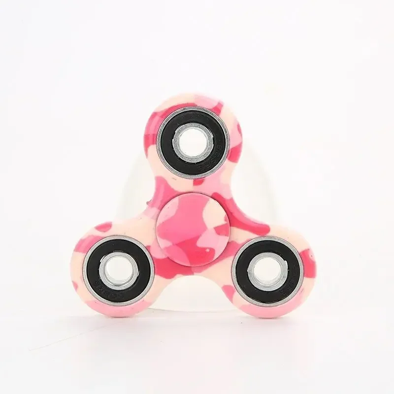 Spinner de mão colorido edc fidget spinner arco-íris spiner anti-ansiedade brinquedo para spinners foco alivia o estresse tdah dedo spinner