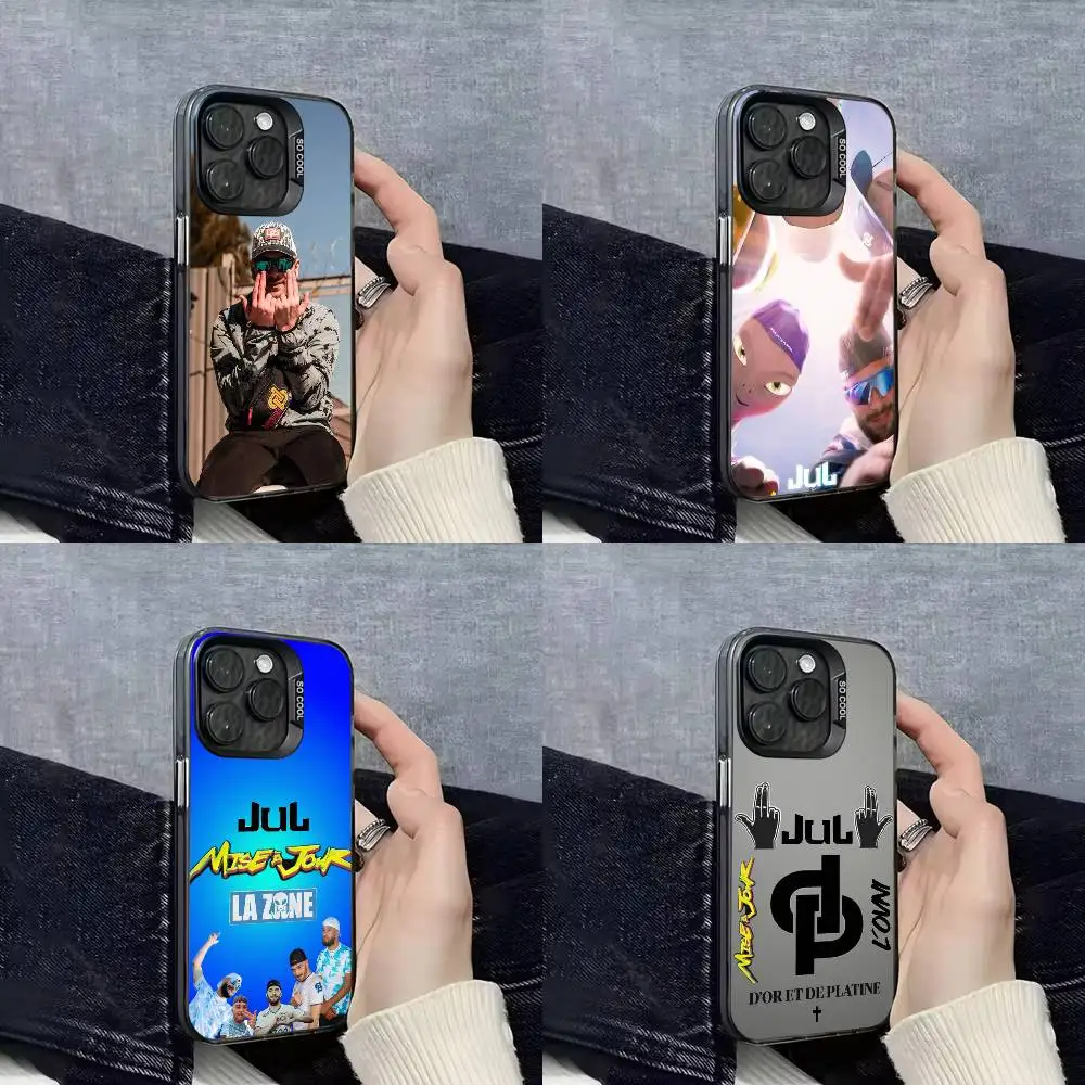 

J-Jul Mise A Jour Phone Case For iPhone 16,15,14,13,12,11,Mini,Pro,E,SE4,XS,MAX Black Candy Matte Box