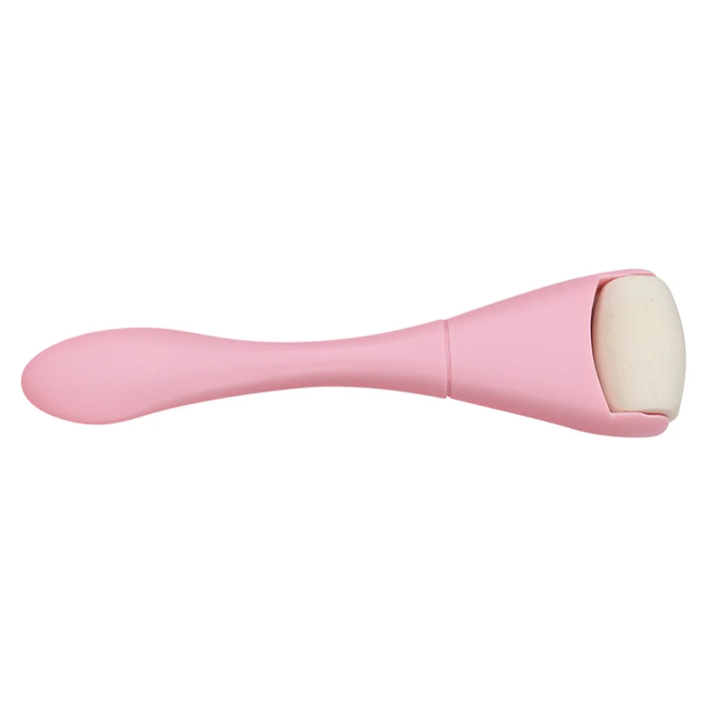 Rimocción de aceite Facial volcánico de doble cabezal, herramienta compacta portátil para el cuidado de la piel, rodillo de belleza Facial para exteriores, palo absorbente de aceite, volcán