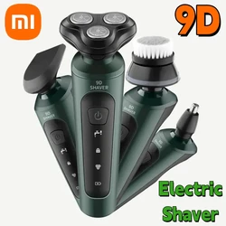 Xiaomi-男性用防水電気シェーバー,電気トリマー,かみそり,充電式バッテリー,回転機,シェービング,ウェットおよびドライ使用