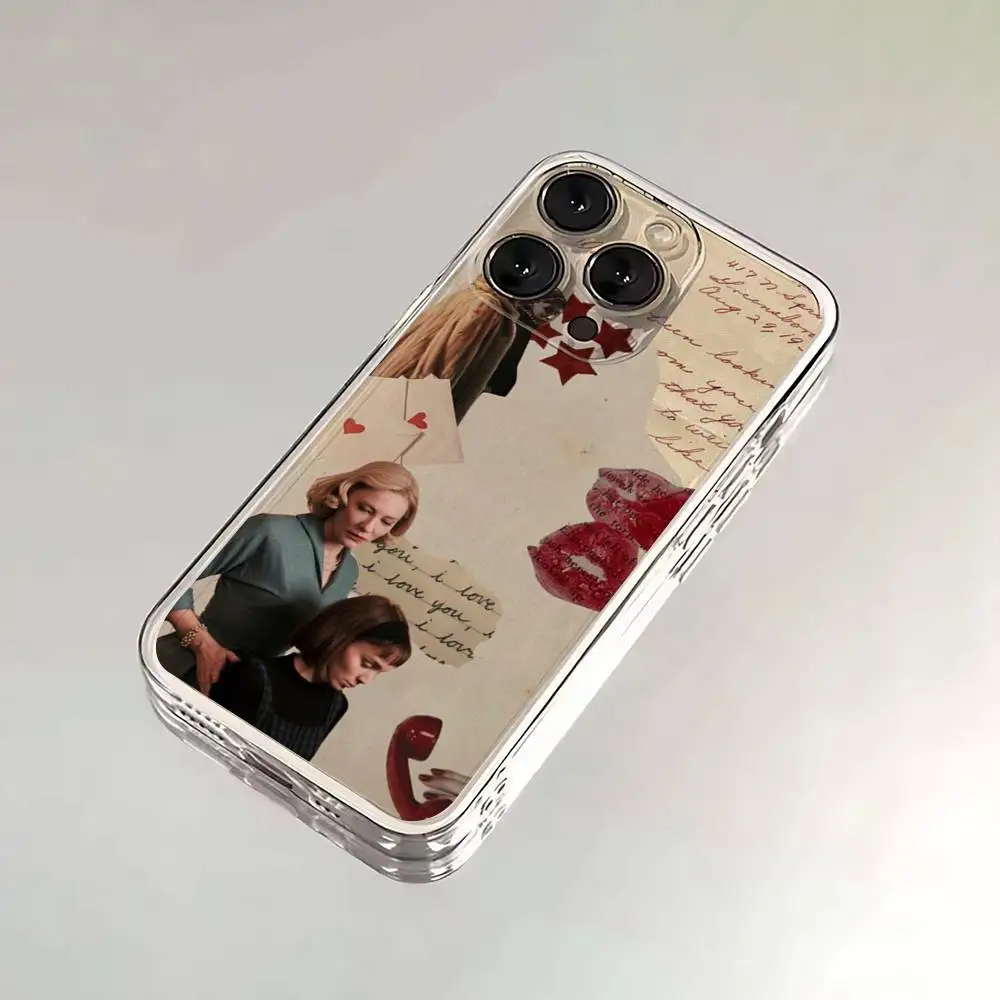 Etui na telefon Cate Blanchett do iPhone'a 6, 16, 15, 14, 13, 12, 11, 17 Pro, Max, Plus, X, XS, XR, SE, Mini, przezroczyste, miękkie.
