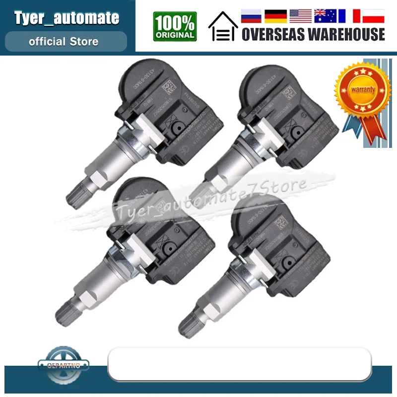 TPMS SENSOR FOR SUZUKI VITARA 2015- TIRE PRESSURE SENSOR TPMS 433MHz 43130-61M00 4313061M00 43139-61M00 4313961M00