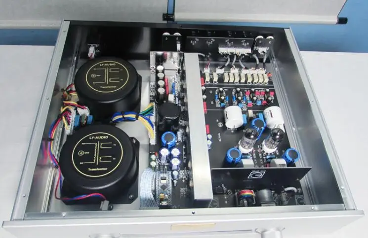 Ламповый предусилитель LaoYang Audio T1000 PRO, полный баланс, пульт дистанционного управления, предварительный усилитель HIFI класса A