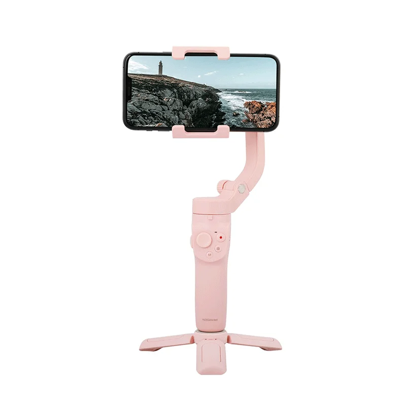 FeiyuTech Official VLOG Pocket 2 MINI Handheld Smartphone Gimbal Stabilizer selfie stick for iPhone 14 13 12,Samsung, Xiaomi