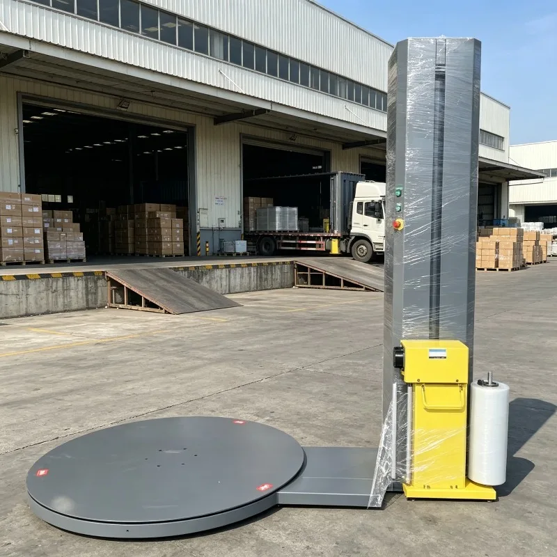 Heavy Duty Pallet Stretch Wrapper Clean Packing Finish Customized Warehouse Load Wrapping Efficient Industrial