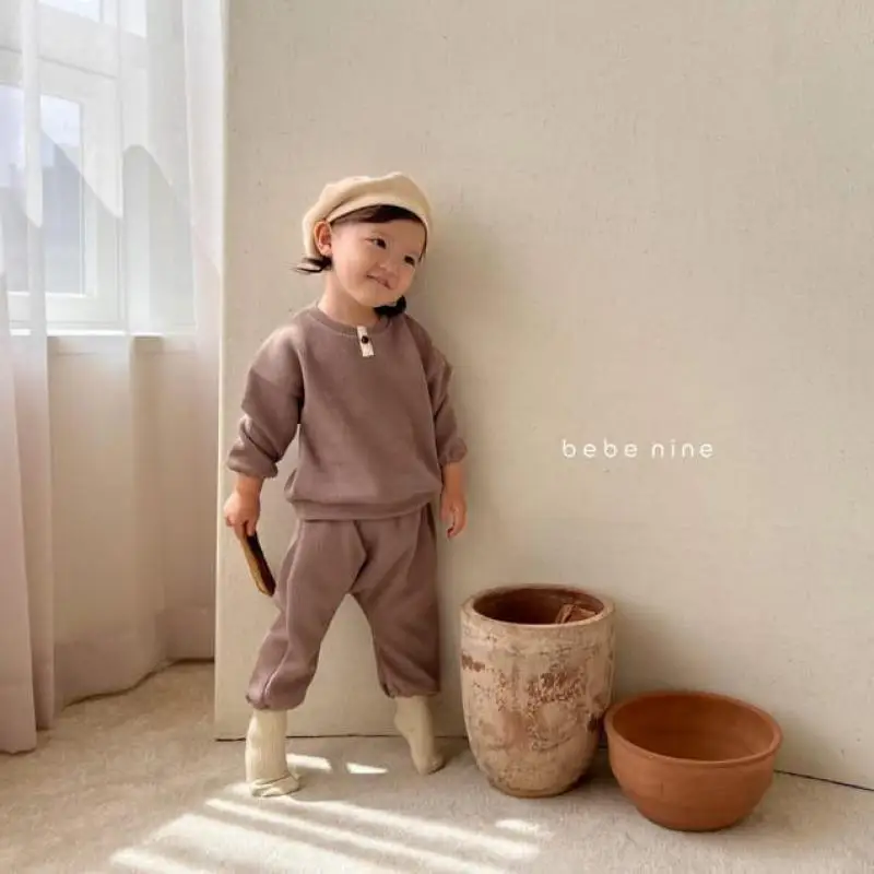 

Baby Sweater Suit Baby Single Button Suit For Boys And Girls Spring And Autumn Long Sleeve Two-piece Set